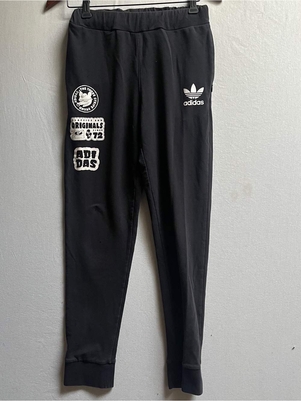 Adidas Graphic Logo Jogger Pants Trefoil Sz S